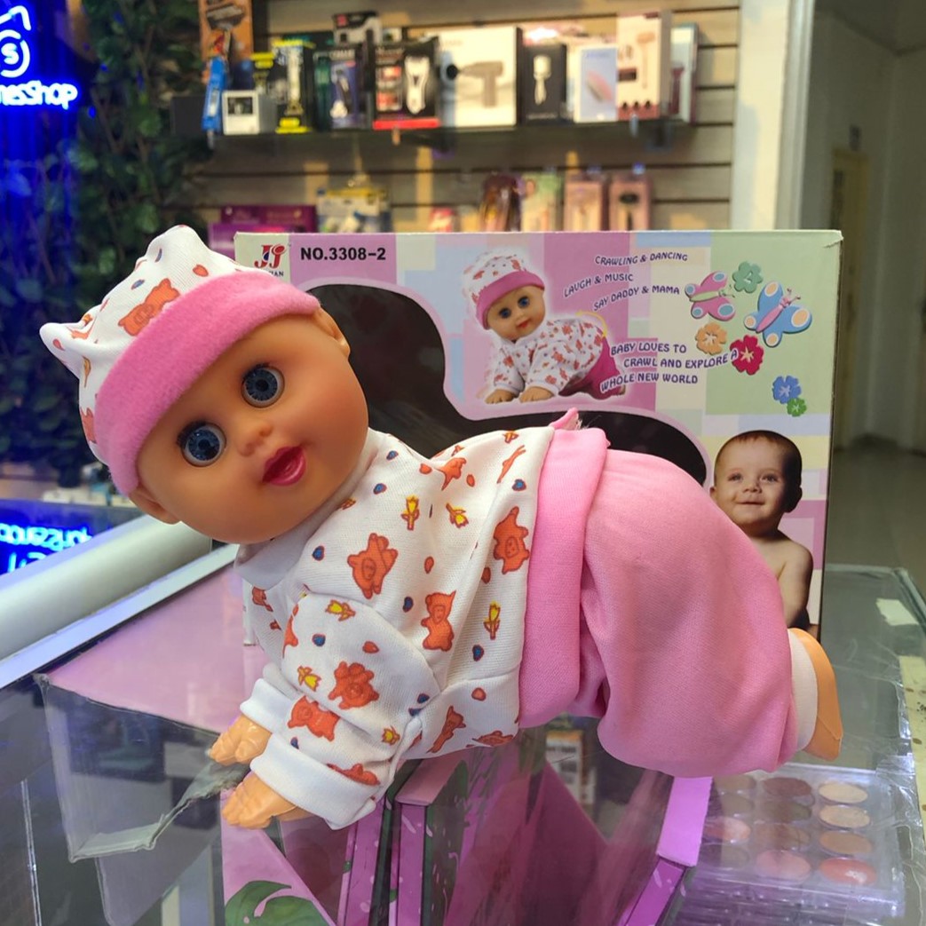 Bebe Gateador Con Sonido Y Movimiento